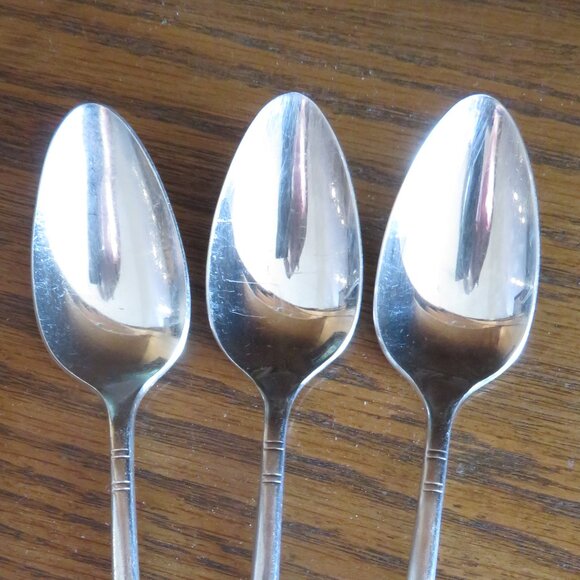 VINTAGE SILVERPLATE Flatware Community Lady Hamilton Tea Spoons - Picture 2 of 6